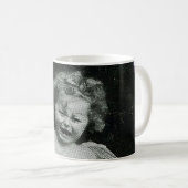 Sad Cherub Angel Print Kaffeetasse (VorderseiteRechts)