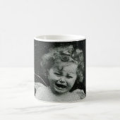 Sad Cherub Angel Print Kaffeetasse (Mittel)