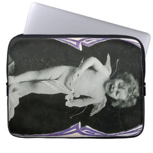 Sad Cherub Angel Print Laptopschutzhülle