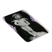 Sad Cherub Angel Print Magnet (Rechte Seite)