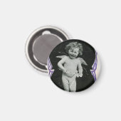 Sad Cherub Angel Print Magnet (Vorderseite/Rückseite)