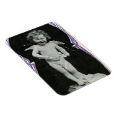 Sad Cherub Angel Print Magnet (Rechte Seite)