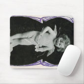 Sad Cherub Angel Print Mousepad (Mit Mouse)