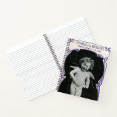 Sad Cherub Angel Print Notizblock (Innenseite)