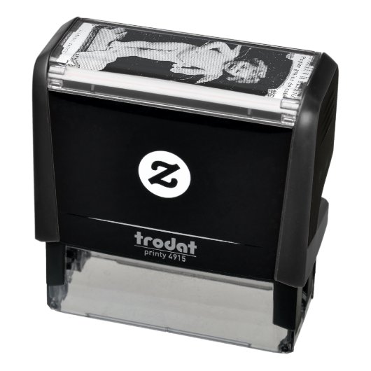 Sad Cherub Angel Print Permastempel (Produkt)