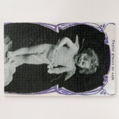 Sad Cherub Angel Print Puzzle (Horizontal)