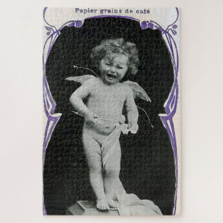 Sad Cherub Angel Print Puzzle