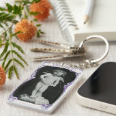 Sad Cherub Angel Print Schlüsselanhänger (Vorderseite rechts)