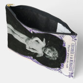 Sad Cherub Angel Print Zubehörtasche (Offen)