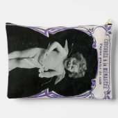 Sad Cherub Angel Print Zubehörtasche (Rückseite)