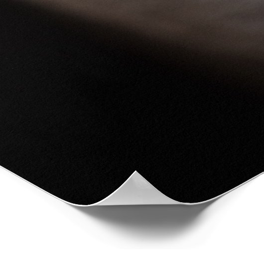 Sad Chocolate Labrador Puppy Poster (Ecke)