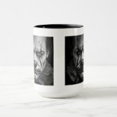 Sad Clown Combo Tasse, 15 oz Tasse (Zentrum)