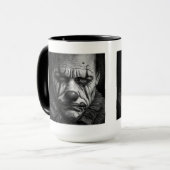 Sad Clown Combo Tasse, 15 oz Tasse (Vorderseite Links)