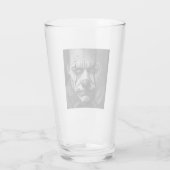 Sad Clown Glass Tumbler (Rückseite)