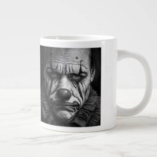 Sad Clown Jumbo-Tasse (Rechts)