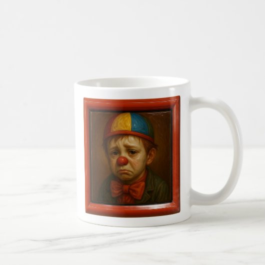 Sad Clown Kaffeetasse (Rechts)