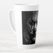 Sad Clown Latte Tasse (Linke Ecke)