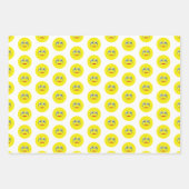 Sad Cry Emoji Pattern Geschenkpapier Set (Vorderseite)