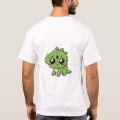 Sad Dinosaurier mit Bandage T - Shirt (Rückseite)