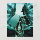 Sad Dragon Postkarte (Vorderseite)