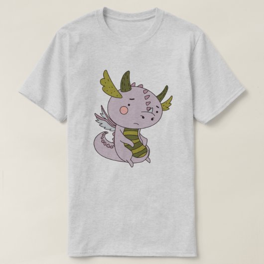 Sad Dragon T-Shirt (Design vorne)
