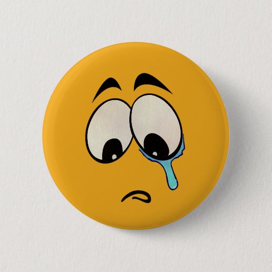 Sad Emoji Button (Vorderseite)
