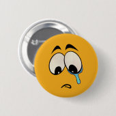 Sad Emoji Button (Vorne & Hinten)