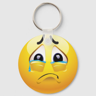 Sad emoji schlüsselanhänger