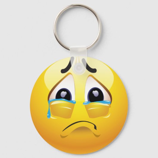Sad emoji schlüsselanhänger (Vorderseite)