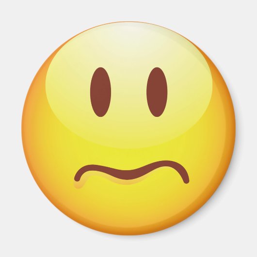Sad Emoticon Magnet (Vorne)