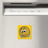 Sad Emoticon Magnet (In Situ (Geschirrspüler))