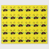 Sad Face Emoji Geschenkpapier (Flach)