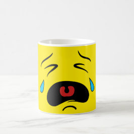 Sad Face Emoji Kaffeetasse