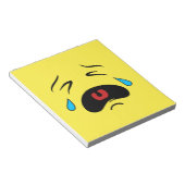Sad Face Emoji Notizblock (angewinkelt)
