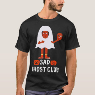 Sad Ghost Club Halloween Goth T-Shirt