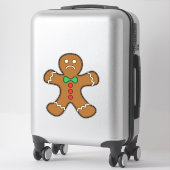 Sad Gingerbread Man Aufkleber (Koffer)