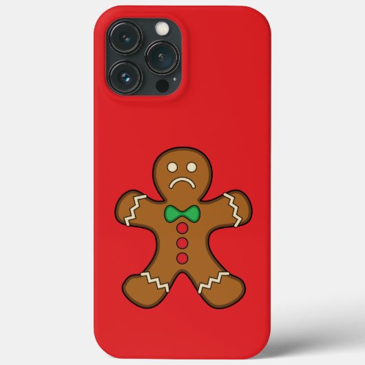 Sad Gingerbread Man Case-Mate iPhone Hülle (Rückseite)