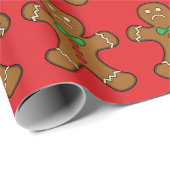 Sad Gingerbread Man Geschenkpapier (Rolleneckpunkt)