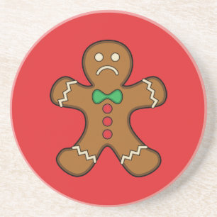 Sad Gingerbread Man Getränkeuntersetzer