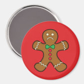 Sad Gingerbread Man Magnet (Vorderseite/Rückseite)