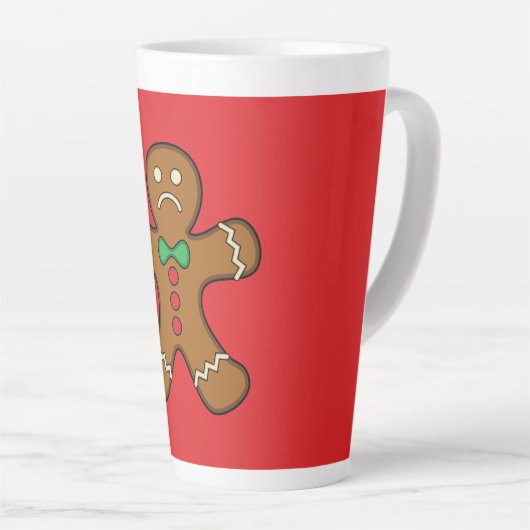 Sad Gingerbread Man Milchtasse (Rechte Ecke)