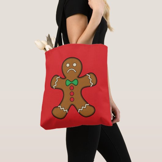 Sad Gingerbread Man Tasche (Von Nahem)