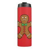 Sad Gingerbread Man Thermosbecher (Vorderseite)