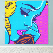 SAD GIRL LEINWANDDRUCK (Insitu (Holzboden))