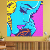 SAD GIRL LEINWANDDRUCK (Insitu (Wohnzimmer))
