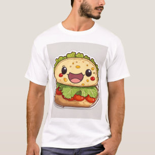 "Sad Girl Lex: Grunge Angesagt-Hop-Logo mit Anime T-Shirt