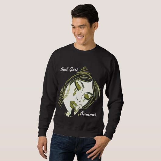 Sad Girl Sweatshirt (Vorne ganz)