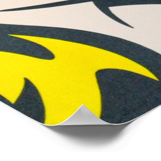 Sad Goodbye - Original Pop Art Poster (Ecke)