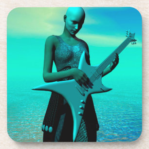 Sad Guitar Getränkeuntersetzer