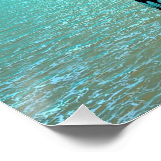 Sad Guitar Poster (Ecke)